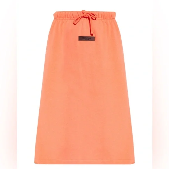 Fear of God Essentials Midi skirt logo Small NWT - Picture 1 of 9